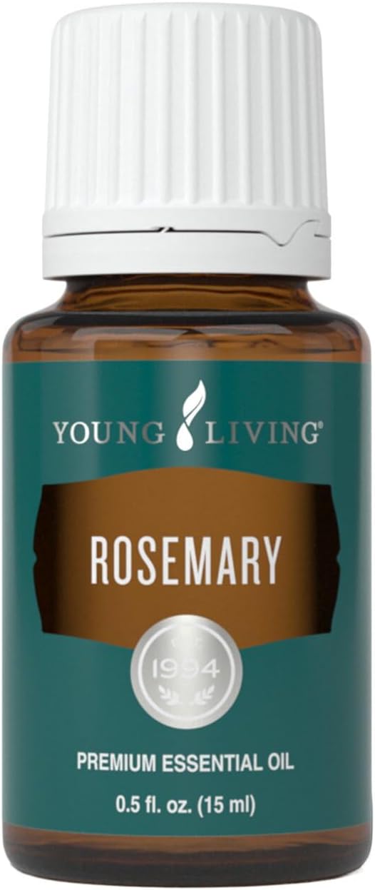 Young Living Rosemary Essential Oil | 15 ml | Crisp, Herbaceous Aroma for Diffusion, Topical Use & Aromatherapy | Supports Cognitive Clarity & Relaxation | Premium Seed to Seal® Essential Oil