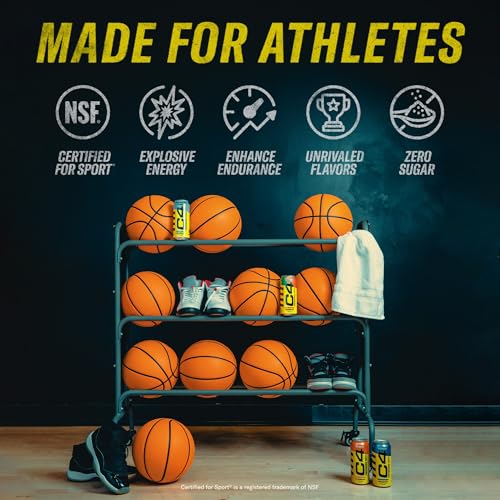 Image of C4 Energy Drink 16oz (Pack of 12) - Strawberry Watermelon Ice - Sugar Free Pre Workout Performance Drink with No Artificial Colors or Dyes