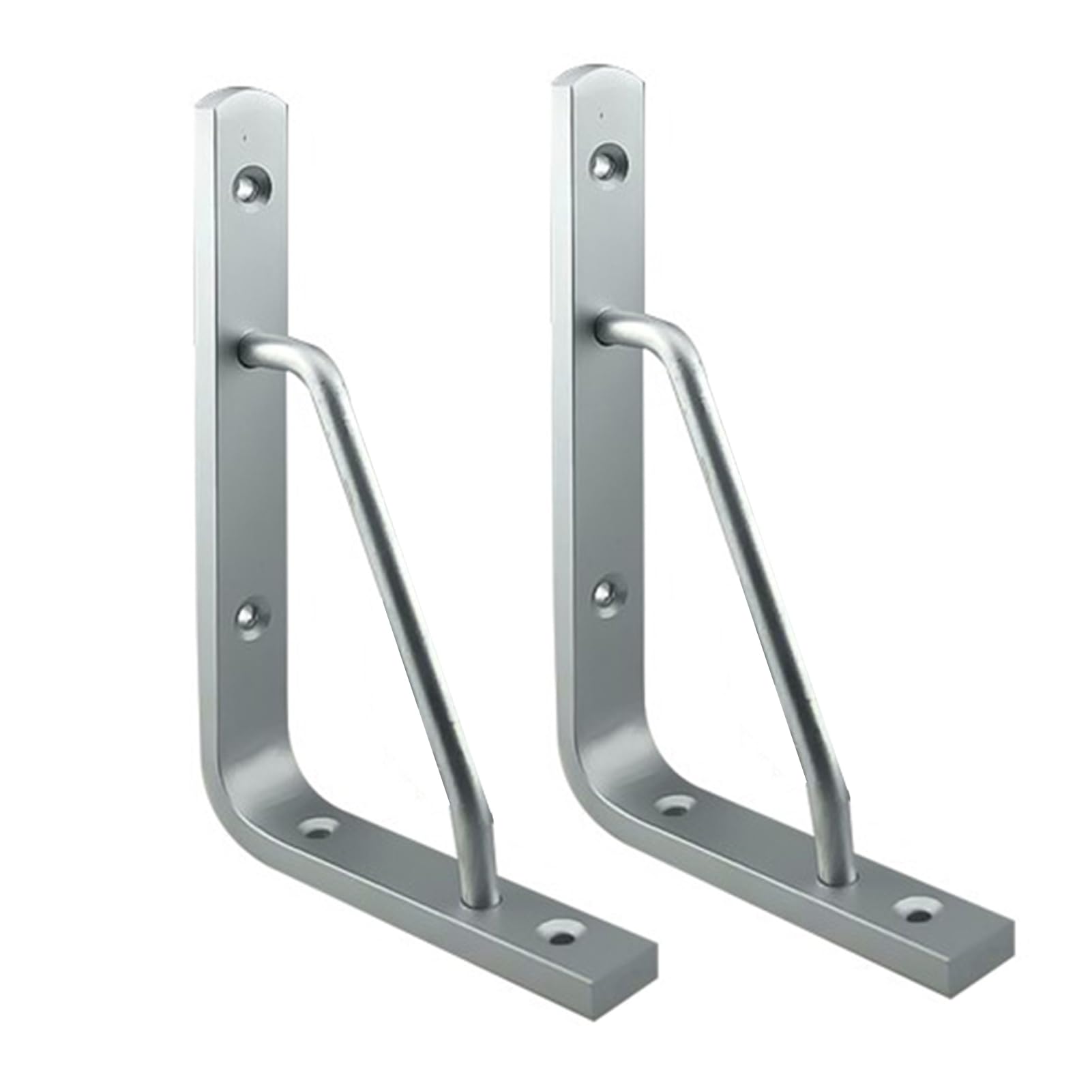 Dswzlqdxb 2 Pieces Shelf Brackets Aluminium Alloy,Right Angle Corner Brackets Triangle,Support Shelving Brackets For Wall Hanging Brackets For Floating Shelves,Space Saving (145Mm×200Mm)