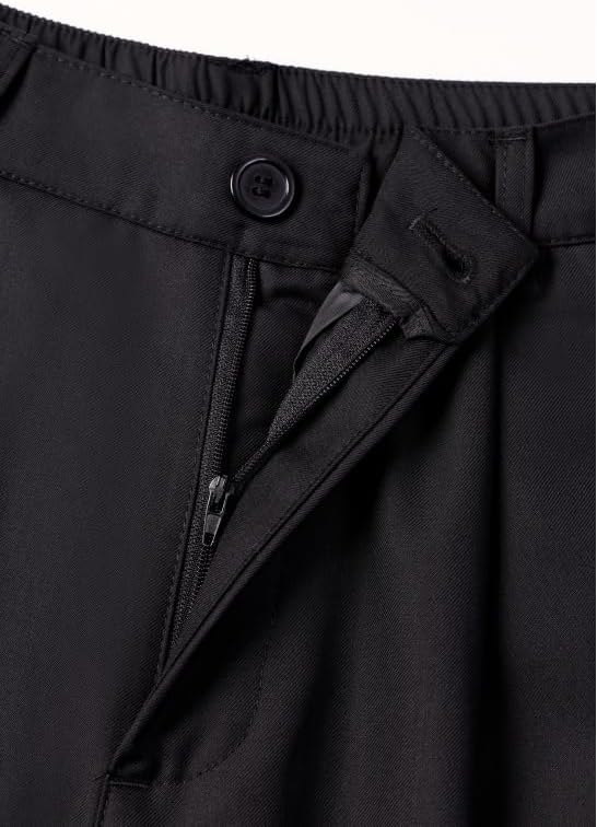 AIFARLD Mens Baggy Dress Pants Business Casual Wide Leg Zipper Fly Pleated Loose Banana Suit Trousers with Pocket - Image 7