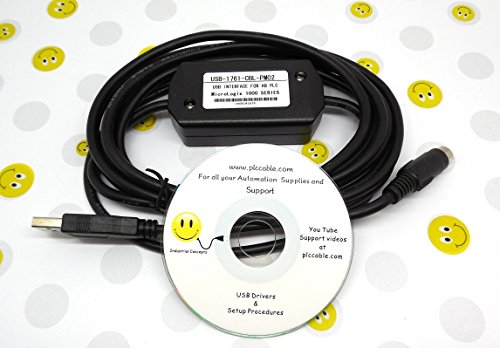 USB 1761-CBL-PM02 PLC programming cable for Allen-Bradley MicroLogix
