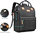 Keyron Zixatee Laptop Backpack 15.6 Inch Wide Open Computer Backpack Laptop Bag College Rucksack Water Resistant Business Travel Backpack Multipurpose Casual Daypack with USB Charging Port for Women