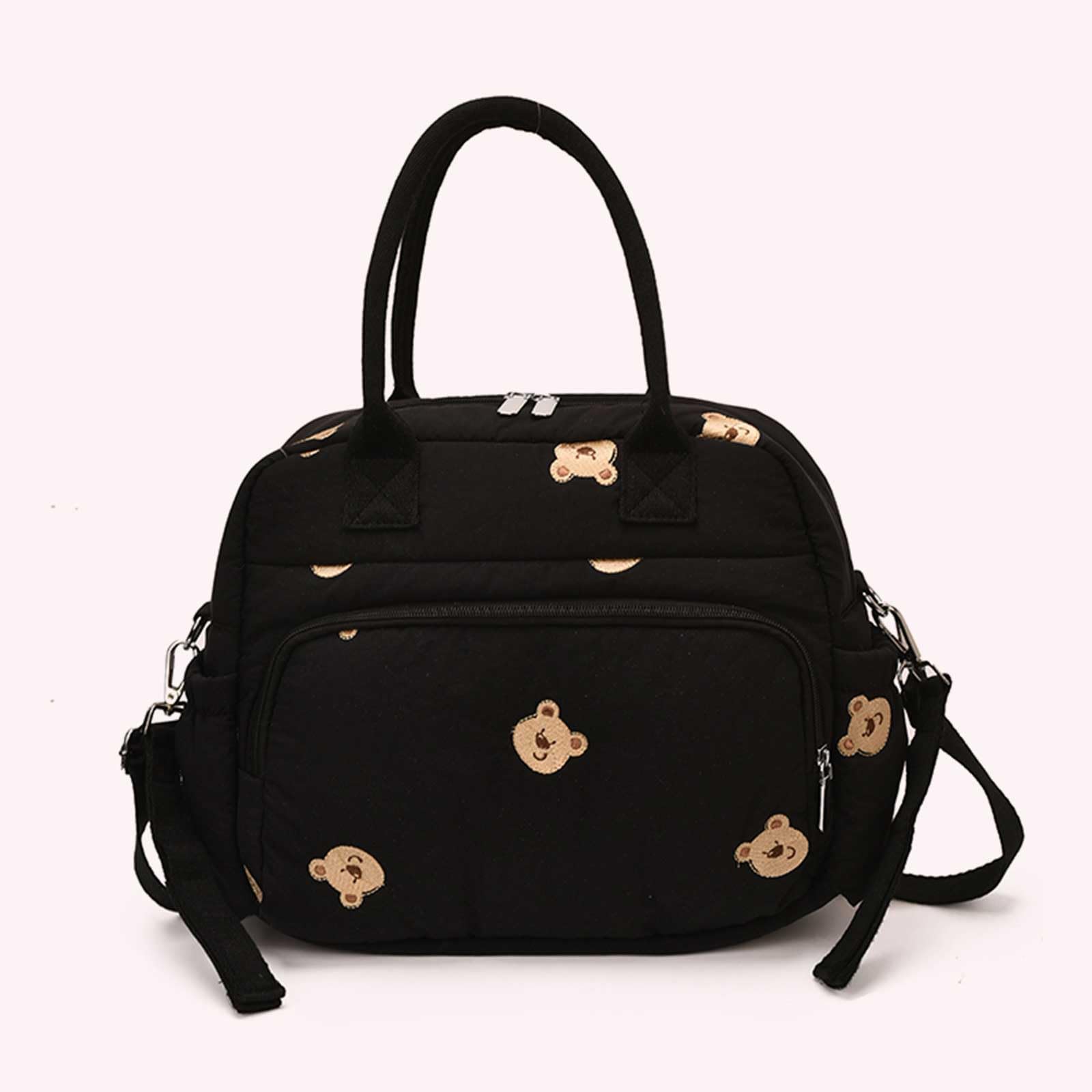 Torba na pieluchy crossbody dla kobiet mini torebka duża pojemność podróżne torby dla niemowląt z odpinanym paskiem dla niemowląt, dziewcząt i chłopców