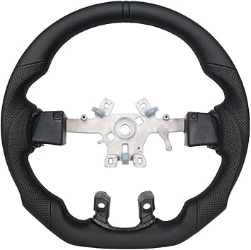 All Black Full Leather Steering Wheel Fit for Dodge Ram 1500 2500 2012-2017