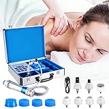 KKTECT Máquina De Terapia De Ondas De Choque, Máquina De Terapia De Ondas De Choque Extracorpóreas Electromagnéticas, Masajeador Corporal De Ondas De Choque Electromagnéticas, Músculo