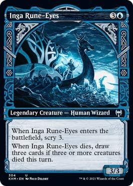 Magic: The Gathering - Inga Rune-Eyes - Foil - Showcase - Kaldheim