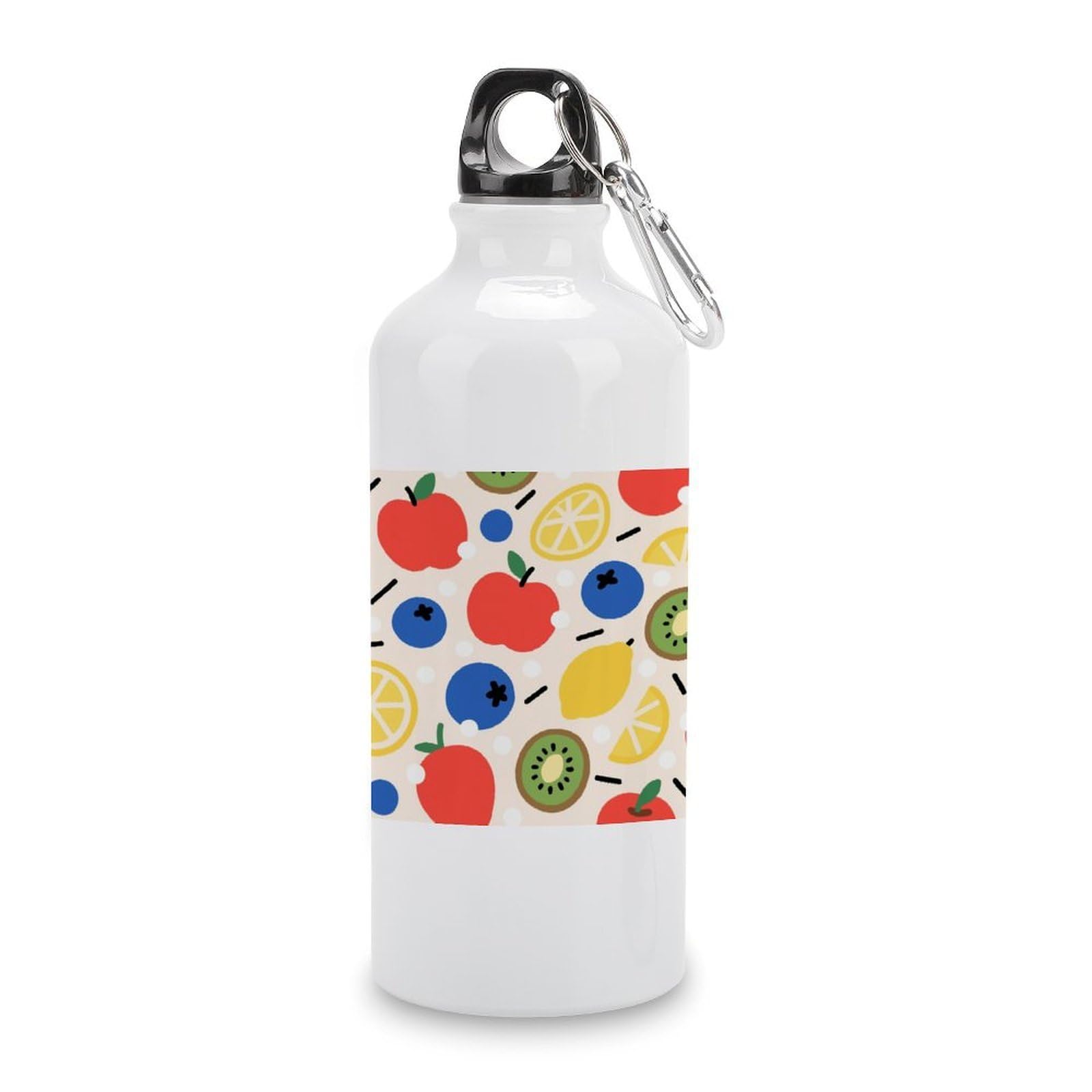 Fekiloot Style Irregular Pattern Aluminum Water Bottle Travel Tumbler Reusable Lightweight Outdoor Sports Water Bottles For Gym Sports Camping Hiking Fishing600ml