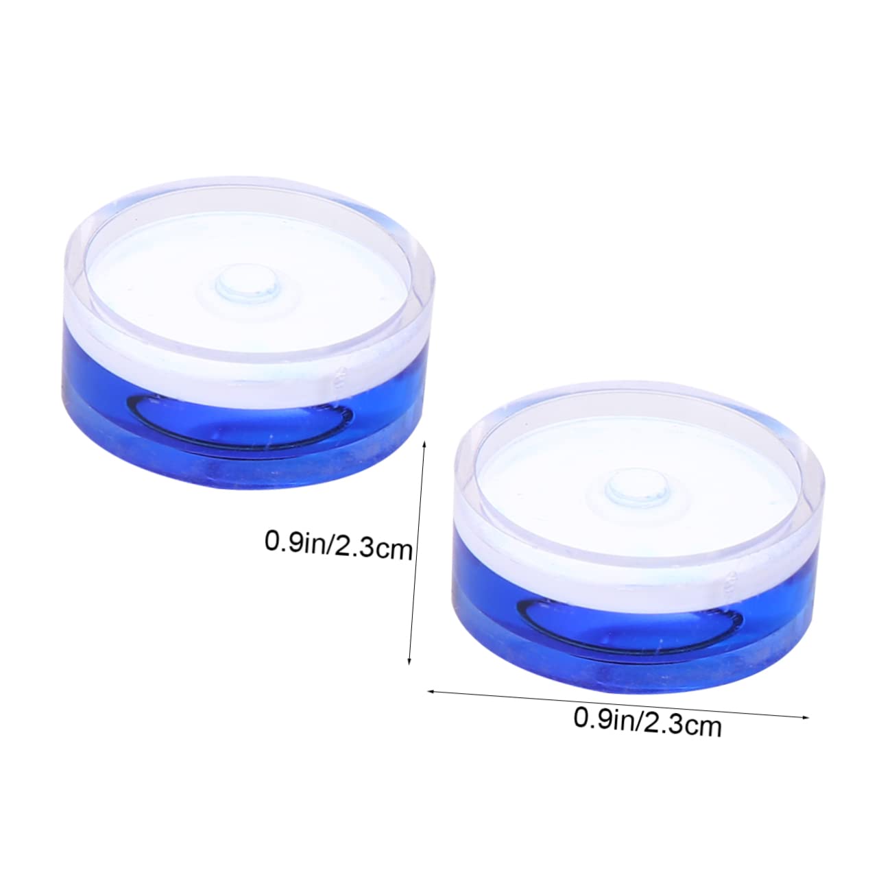 Balacoo 25x10mm Precision Circular Bubble Leveler 10pcs Universal Level for Picture Frame Hanging Calibration