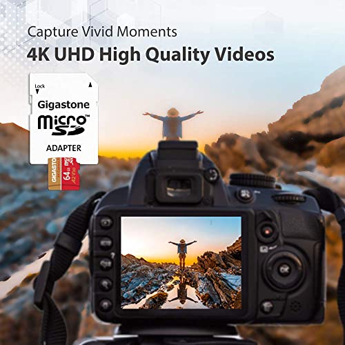 5-Years Data RecoveryGIGASTONE 64GB 10-Pack Micro SD Card, 4K Camera Pro, for GoPro Security Camera, Wyze, DJI, Drone - Image 3