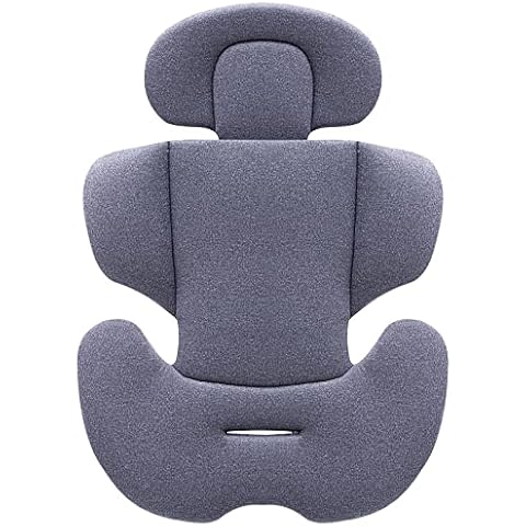 Innokids Infant to Toddler Head and Body Support Pillow, Newborn Car Seat Insert Cushion Pad, Headrest with Adjustable Height, Perfect for Baby Carseats, Strollers, Carriers (Gray) Cover