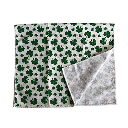 St Patricks Day Shamrock Kitchen Towels Set Of 2 | Irish Kitchen Towels | St Patricks Hand Towels Bathroom Decoration | St Patricks Day Decorations Dish Towel Set | Saint Patrick Kitchen Towels Set #TOP2