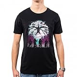  PACDESIGN Camiseta Hombre Stranger Things There\'s Something Strange TV Series Vt0052a, XL, Black