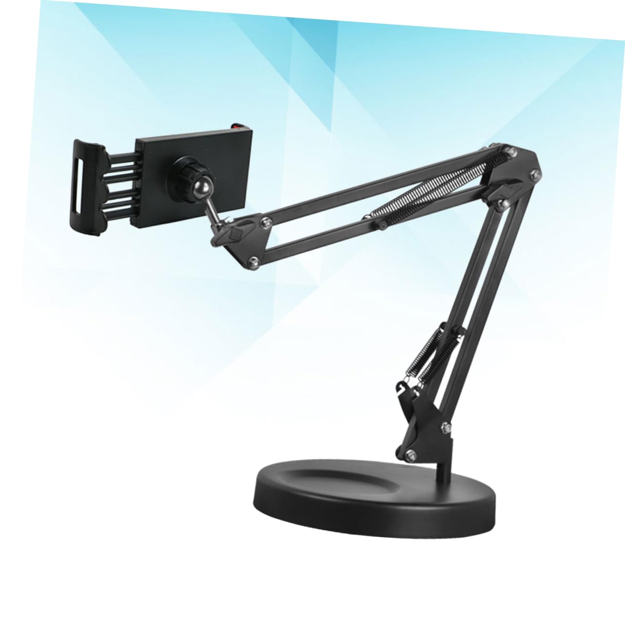Mikinona Support de Téléphone Portable Bras Suspendu pour Support pour Smartphone Clip Noir