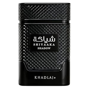 Khadlaj Shiyaaka Shadow – Spicy, Woody, Fruity, Earthy – Eau de Parfum Spray Long-Lasting Fragrance for Unisex, 3.4 Ounce / 100 ml