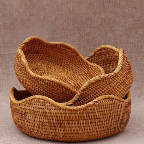 Corbeille à fruits naturelle au design ventilé d'exception