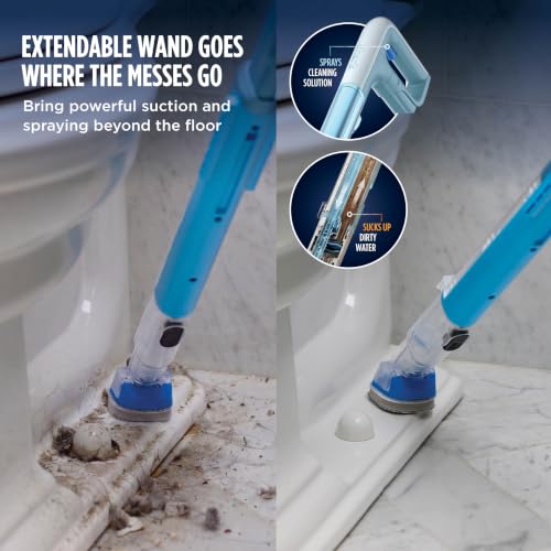 Shark AquaReach Cordless Vacuum + Mop with Extendable Wand, Blue, WD551 - image 7