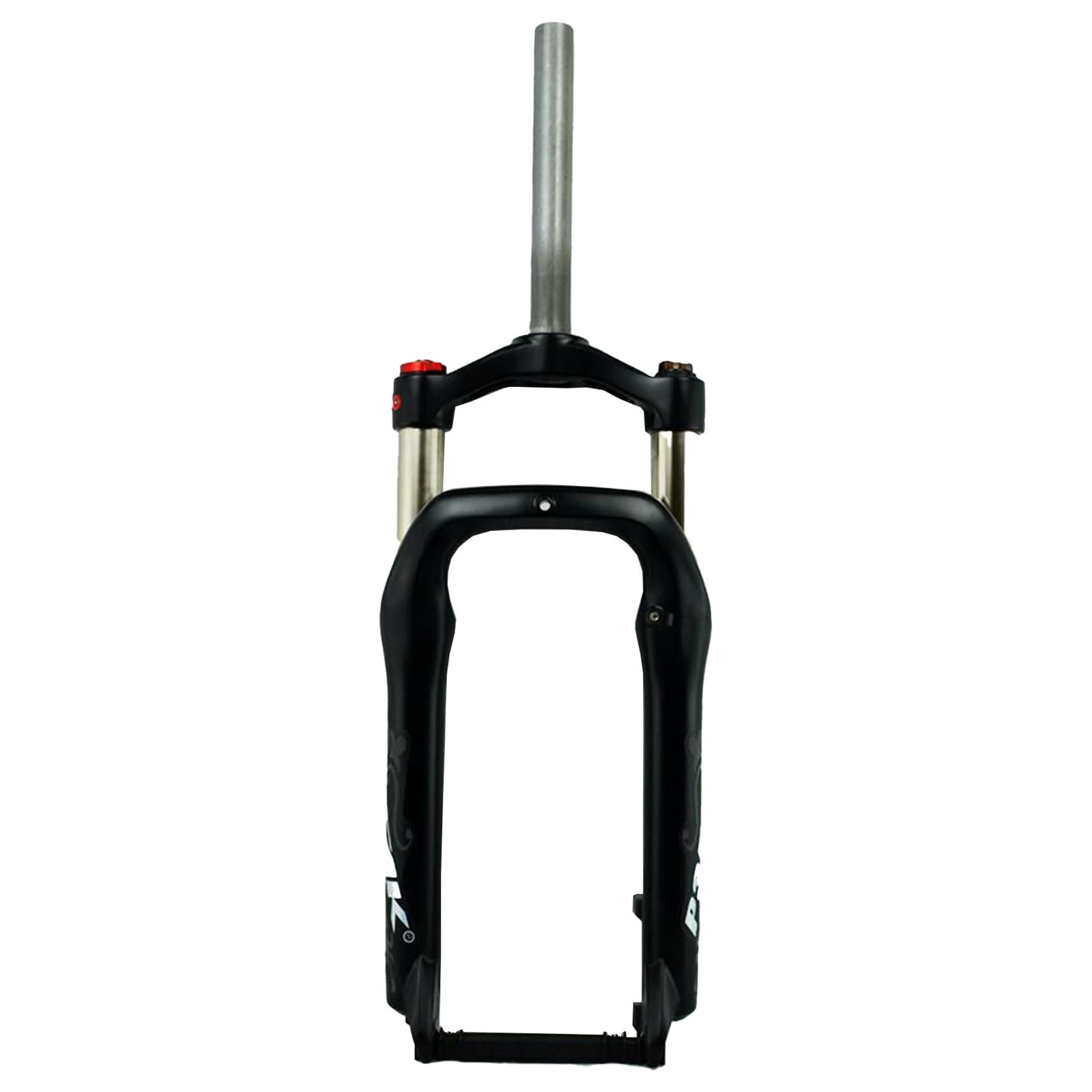 AZQOHMIS Beach Snow Bikes Fat Fork 20Inch 1-1/8" Steering Tube Spread 135MM DIsc Brake Travel 120MM For 4.0 Fat Tires Bicycle Air Front Fork