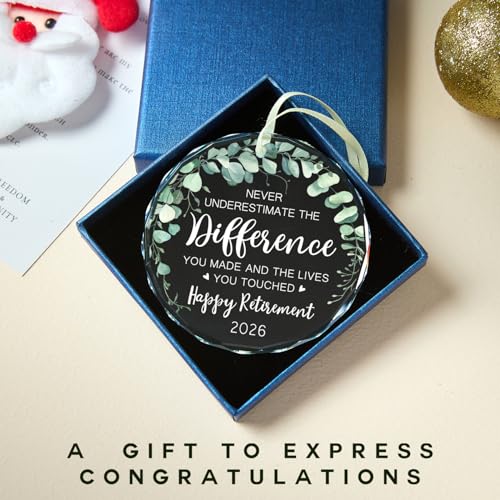 Image of Retirement Gifts for Men,Women 2026, First Christmas Retired Ornament 2026