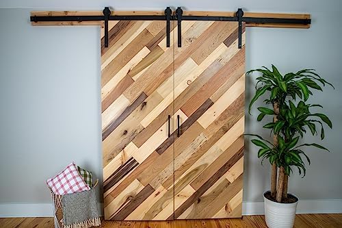 Vintage Harvest Premium Artisan Wood Wall Planks – Assortment of Wood Including Walnut, Cherry, White Oak, Mineral Poplar and Ash, DIY Accent Wall (10.2 Square Feet)