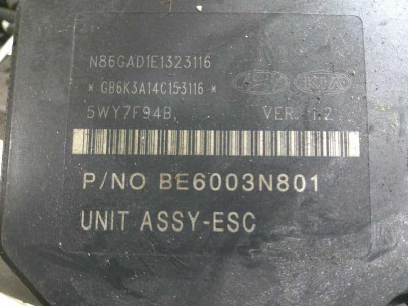Anti-Lock Brake Part Actuator and Pump Assembly Fits 14-15 Sorento BE6003N801