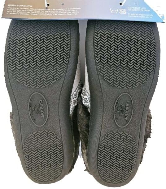 isotoner Women's Parker Clog Slipper, Size 7.5-8 Medium, Stormy Grey - Image 2