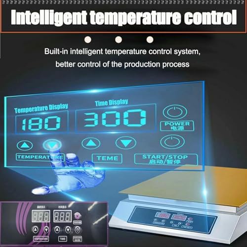 Electric Souffle Machine & Pancake Maker - Digital Griddle for Dorayaki & Muffins, Versatile Cooking Appliance for Fluffy Pancakes, Easy-to-Use Kitchen Gadget