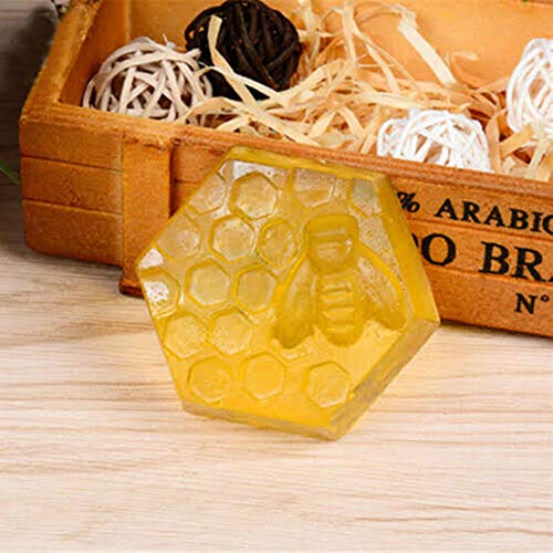 Honey Moisturizing Soap With Printed Bee Design Honey Skincare Soap For All Type Of Skin Pure And Organic Soap For Men And Women (Pack Of 1, 75 Gm)