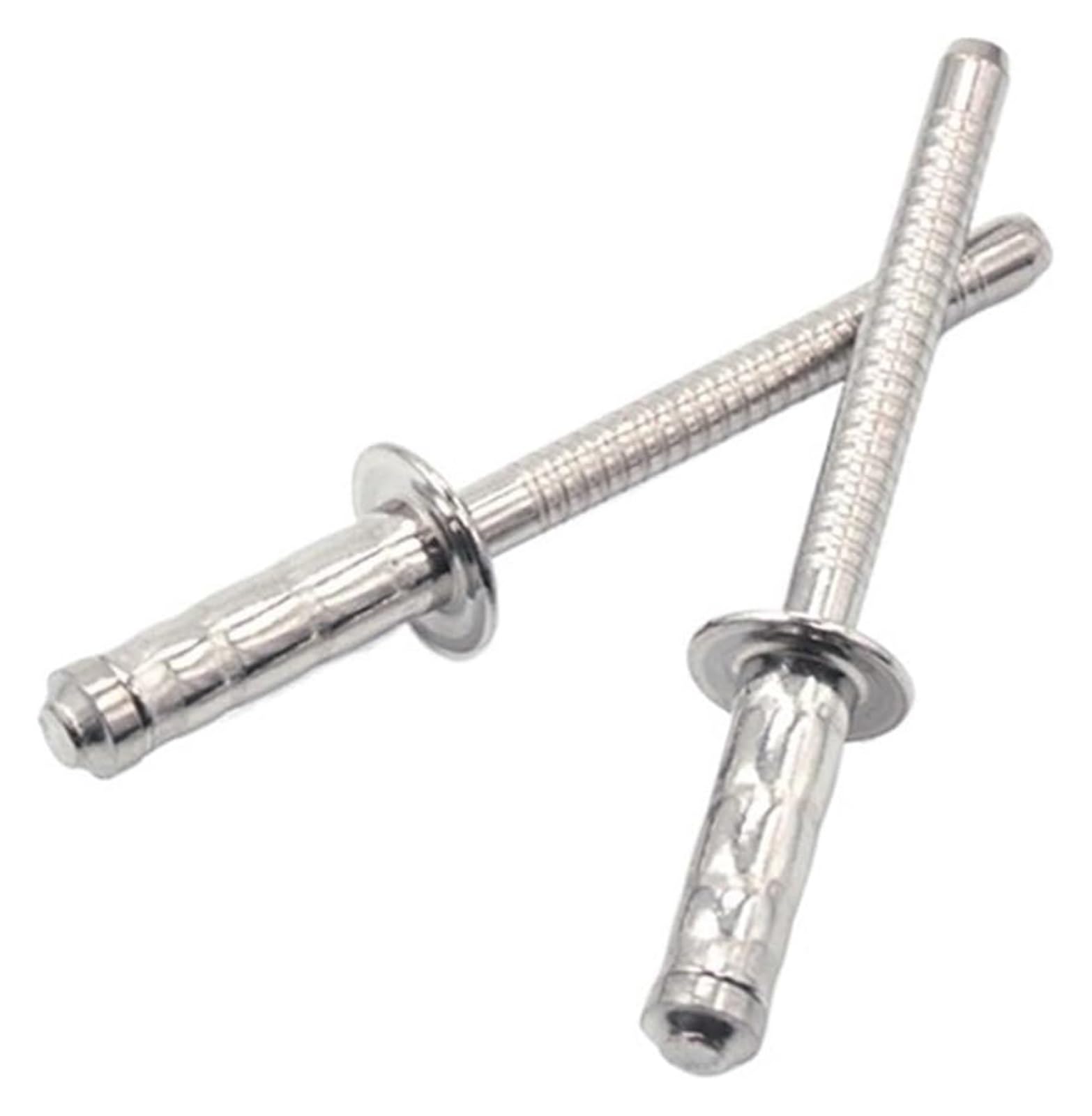 Remaches de brida, remache de acero inoxidable, 30/50 piezas, remache ciego de acero inoxidable de alta resistencia, gran área de apoyo lateral (4 x 8 mm, 50 piezas)(4.8x20 Mm,50Pcs)