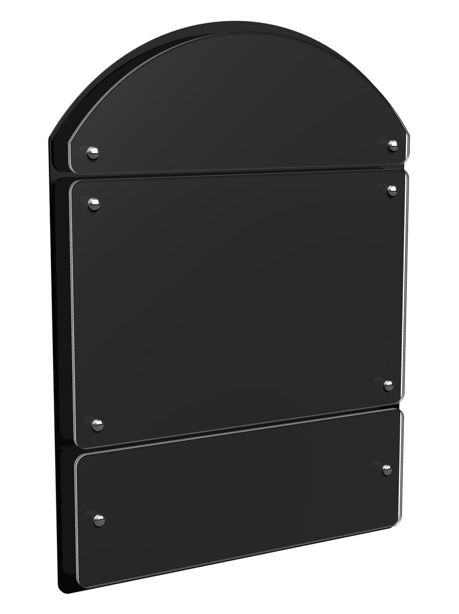 displays2go Wand montiert Büro Schild, Verzeichnis Zeichen für Restaurant oder Kirche, anpassbar, 47 x 63,5 cm (dsign3bkdr)