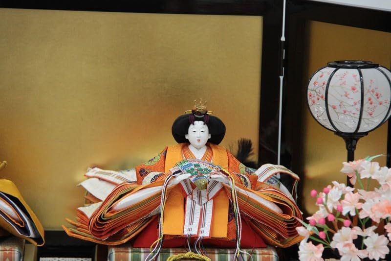 雛人形 親王飾り 京甫作 雛人形 平安桂甫作 衣裳着 親王飾り 正絹 京九