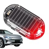 Nevalerra Autoalarm mit Solarenergie, Diebstahlsicherung, Blinklicht für Sicherheit und Warnung, geeignet für Limousine, Wohnmobil, LKW, Wohnwagen, Garage und Nachtparkplatz