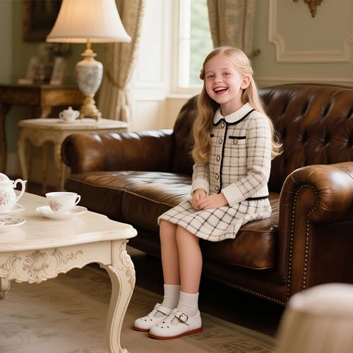 Image of Otter MOMO Toddler /Little Girls Mary Jane Slip-on School Uniform Party Dress Shoes