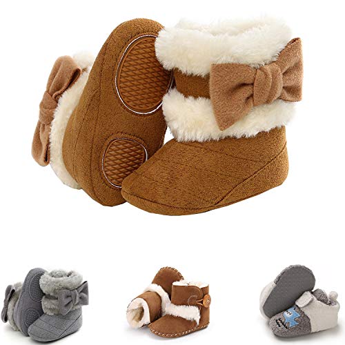 Infant Baby Girl Moccasins Boots Shoes Warm Wool Snow Winter Anti-Slip Newborn Toddler Prewalker For 0-12 Months Infant Baby Girl Moccasins Boots Shoes Warm Wool Snow Winter Anti-Slip Newborn Toddler Prewalker For 0-12 Months