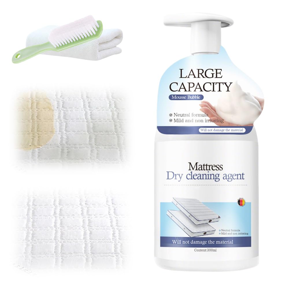 Mattress Cleaner and Stain Remover Spray Powerful Mattress Stain Remover for Bed Couch Carpet Upholstery Gentle Yellow Stain