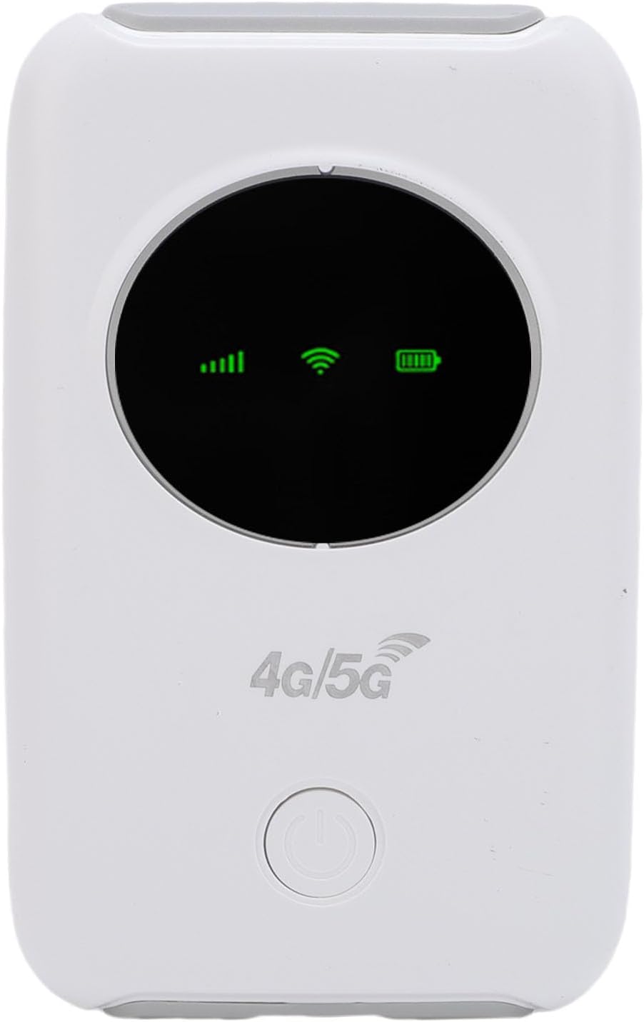 Portable 5G Mobile Hotspot, 4G LTE WiFi Router with SIM Slot, 300Mbps High Speed, LED Screen, 3200mAh Battery, Connects 10 Devices, Ideal for Travel & Outdoor Use