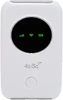Luqeeg Hotspot Móvel WiFi 4G 5G LTE de Alta Velocidade Roteador de Viagem Portátil de 300 Mbps Com Slot para Cartão SIM para Acampamento Em Viagem de Negócios, Suporta 10 Dispositivos Conectados