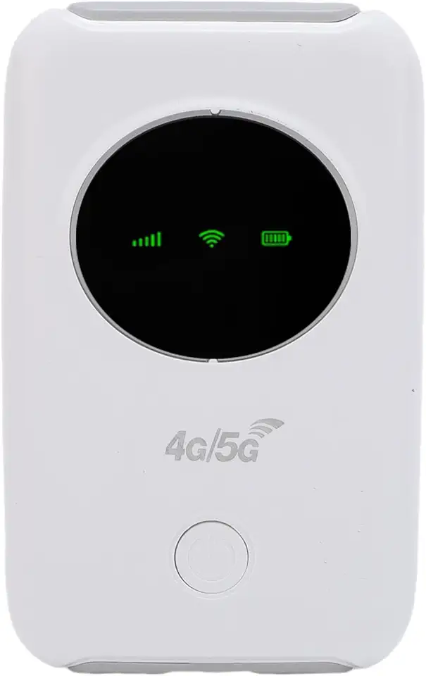 Luqeeg Hotspot Móvel WiFi 4G 5G LTE de Alta Velocidade Roteador de Viagem Portátil de 300 Mbps Com Slot para Cartão SIM para Acampamento Em Viagem de Negócios, Suporta 10 Dispositivos Conectados