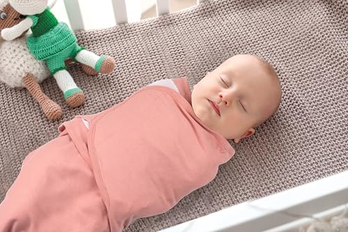 Image of Organic Cotton Baby Swaddle 4-Pack, Swaddles for Newborn 0-3 Month - Swaddle Blanket Infant Wrap Sleep Sack for Boys & Girls, Baby Swaddle for Newborn, Registry & Shower Gift Essential