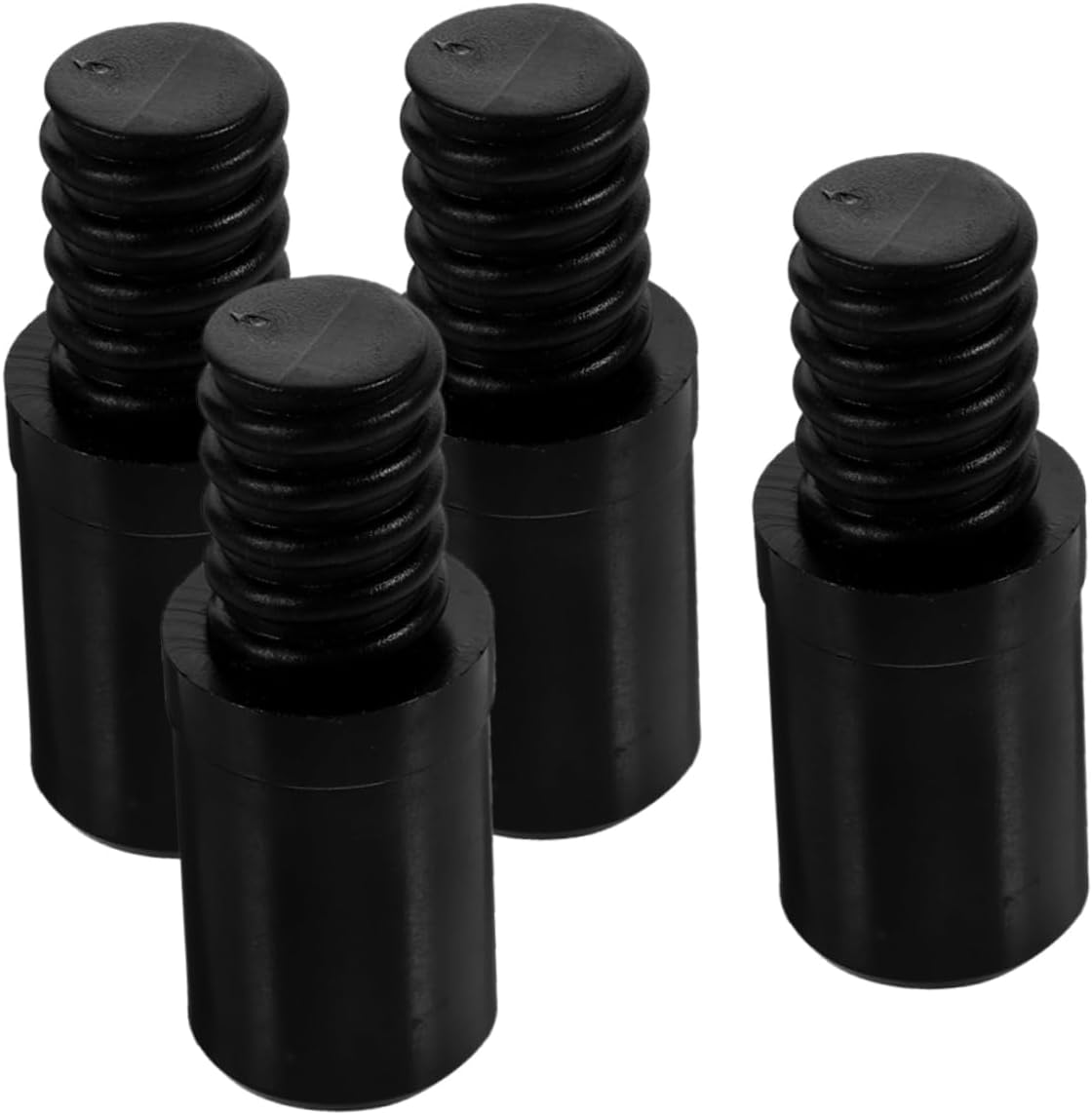 KOMBIUDA 20pcs Plastic Threaded Handle Adapter Tips for Broom and Mop Extension Poles Threaded Ends for Household Cleaning Tools Easy to Replace and Use