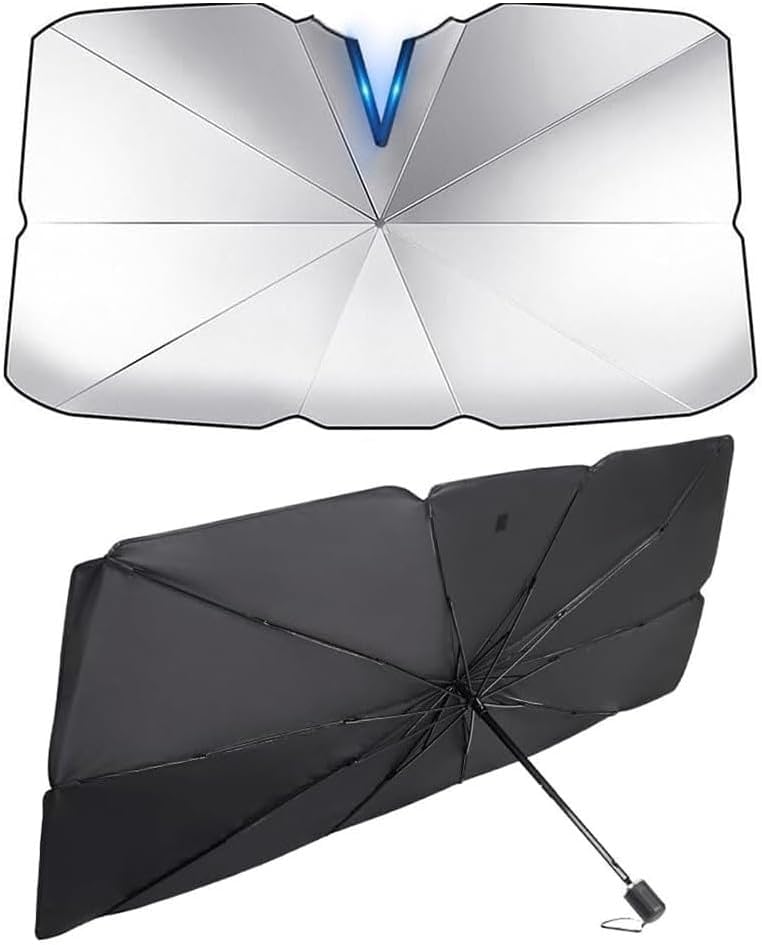Car Sun Shade Windshield Foldable for Dodge RAM 1500 Standard CAB(2008-2010),Sun protection, heat insulation, lower the temperature inside the car, prevent interior aging, foldable