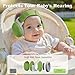 Bella's Friends Baby Ear Muffs for Noise Protection - Comfy & Adjustable 24dB Noise Cancelling Headphones for Babies(3–48 Months) - Soft Fontanel-Safe Design Improves Sleep & Travel Comfort, Green