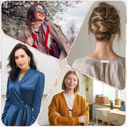 Pinces réglables pour mitaines et cardigans pour resserrer les cols de pulls larges - 7