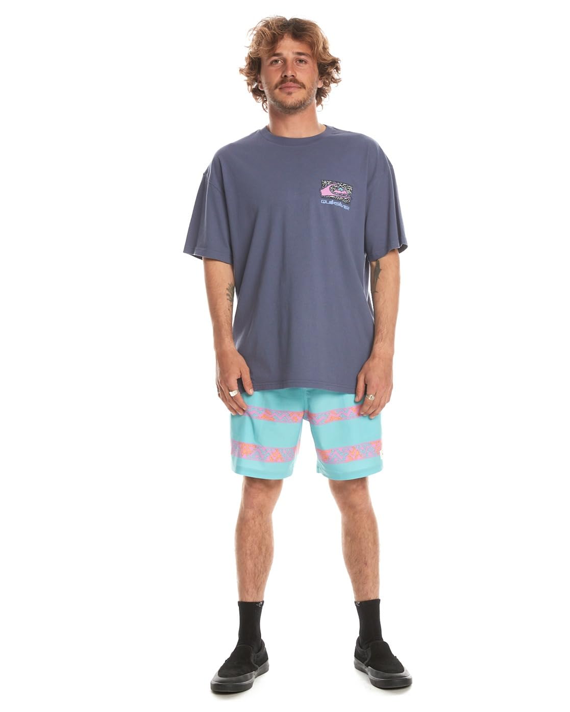 Quiksilver Spin Cycle T-Shirt 2024 Violet
