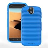 Kyocera DuraForce Pro E6800 Flex Skin Gel Case with Slim Line Drop Protection TPU material (Blue)