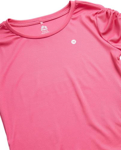 Image of RBX Girls Athletic Skort Set - 2 Piece Workout Set with Performance T-Shirt & Pleated Scooter Skirt, Girls Athletic Outfit