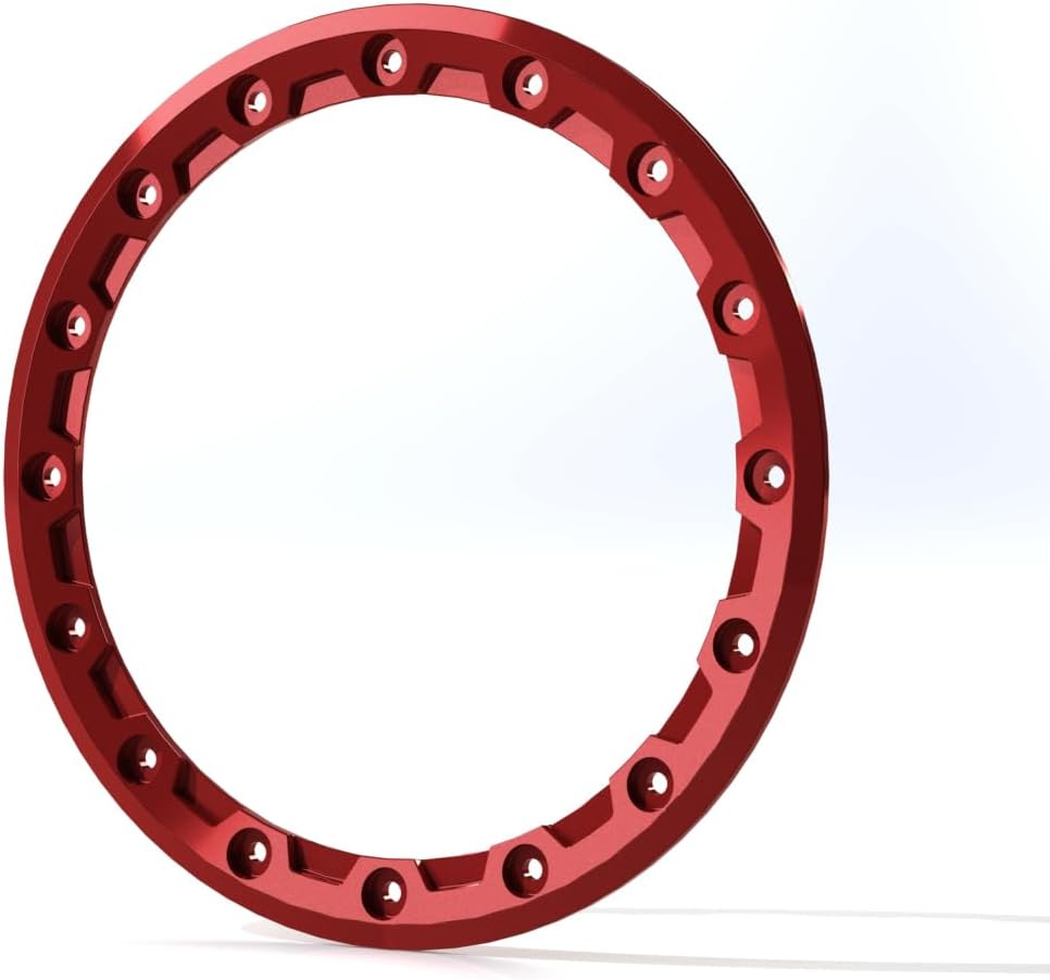 Bullite Sapphire Blue Painted 14" Forged Aluminum Beadlock Ring