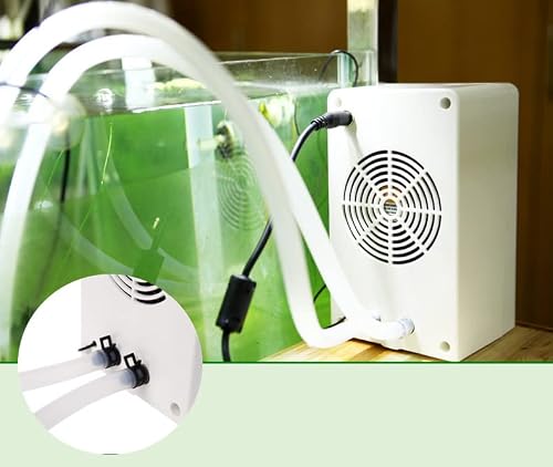 NP 72W Aquarium Chiller Water Cooling System for Fish Coral Reef Tank Aquarium Temperature Controller Low Noise 20L - Thumbnail 6