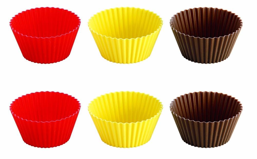 Silicone baking cups DELÍCIA ¤ 9cm, 6pcs
