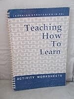 Teaching How to Learn: Learning Strategies in ESL - Activity Worksheets 0858379546 Book Cover