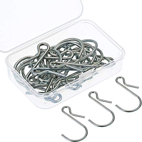 Flash Sale TOODOO Hanging Hooks S Shaped Metal Hooks Clip Hangers with Storage Box for Bathroom Bedroom Office (20) Up To 40% OFF TOODOO Hanging Hooks S Shaped Metal Hooks Clip Hangers with Storage Box for Bathroom Bedroom Office (20)